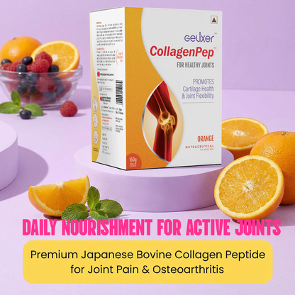 Gelixer CollagenPep (Orange flavour) 150 g  (10 g each x 15 sachets)