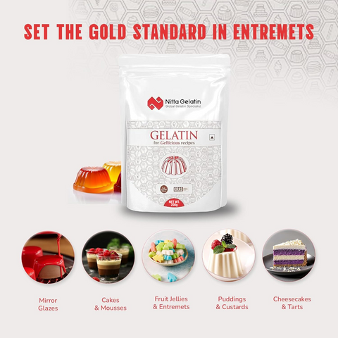 Nitta Gelatin – Premium Gold gelatin 200 gm