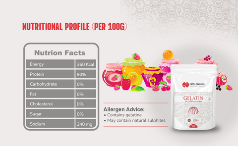 Nitta Gelatin – Premium Gold gelatin 500 gm