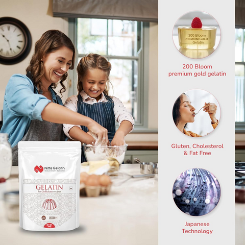 Nitta Gelatin – Premium Gold gelatin 200 gm