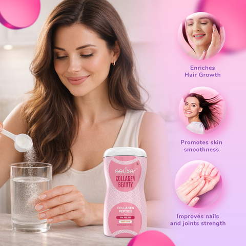 Gelixer Collagen Beauty (Orange flavor) 180 gm