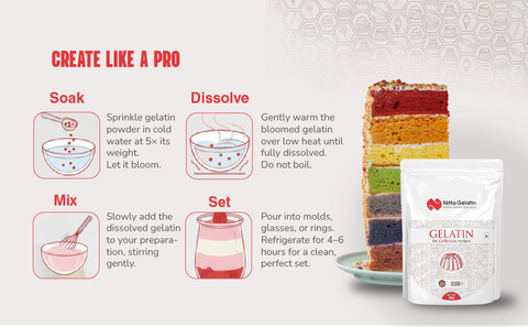 Nitta Gelatin – Premium Gold gelatin 500 gm