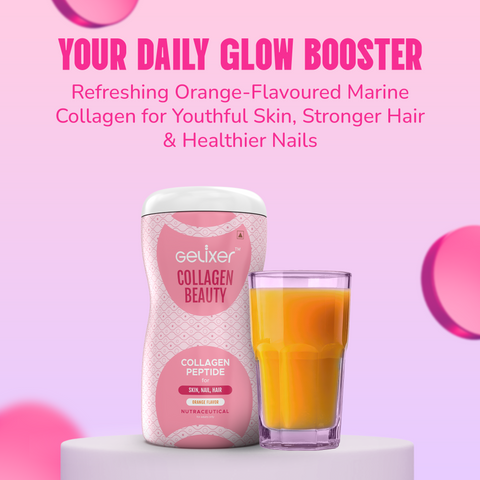 Gelixer Collagen Beauty (Orange flavor) 180 gm