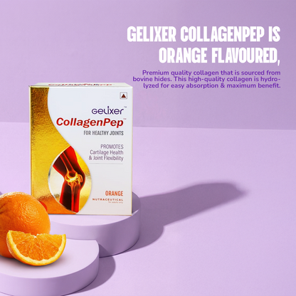 Gelixer CollagenPep (Orange flavour) 150 g  (10 g each x 15 sachets)