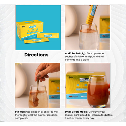 Dialixer (Chocolate flavour) 270 g  (9 g each x  30 sachets)