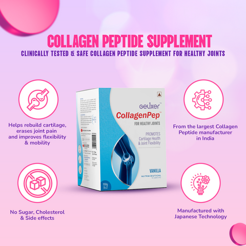 Gelixer CollagenPep (Vanilla flavour) 150 g  (10 g each x 15 sachets)