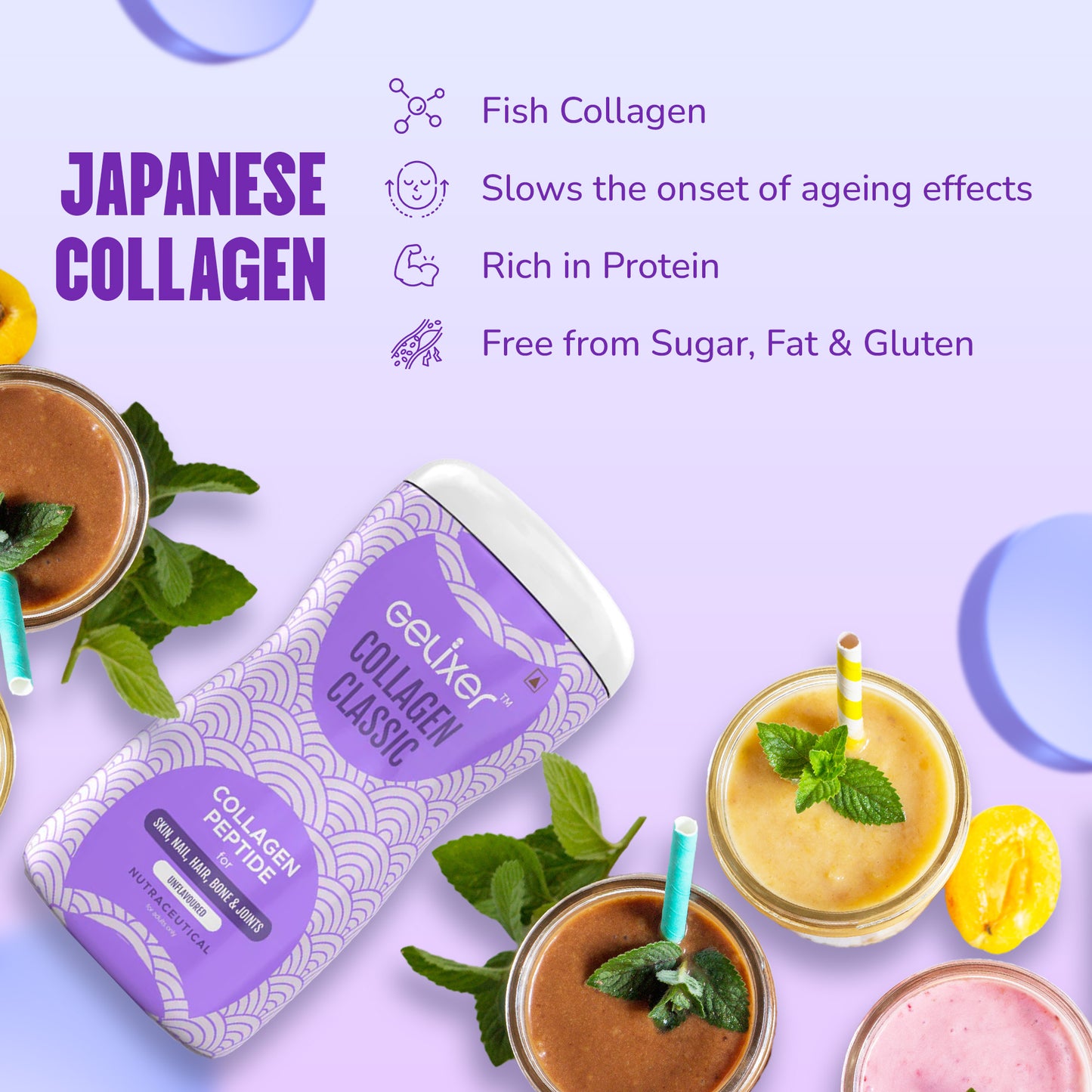 Gelixer Collagen Classic (Unflavoured) 180 g