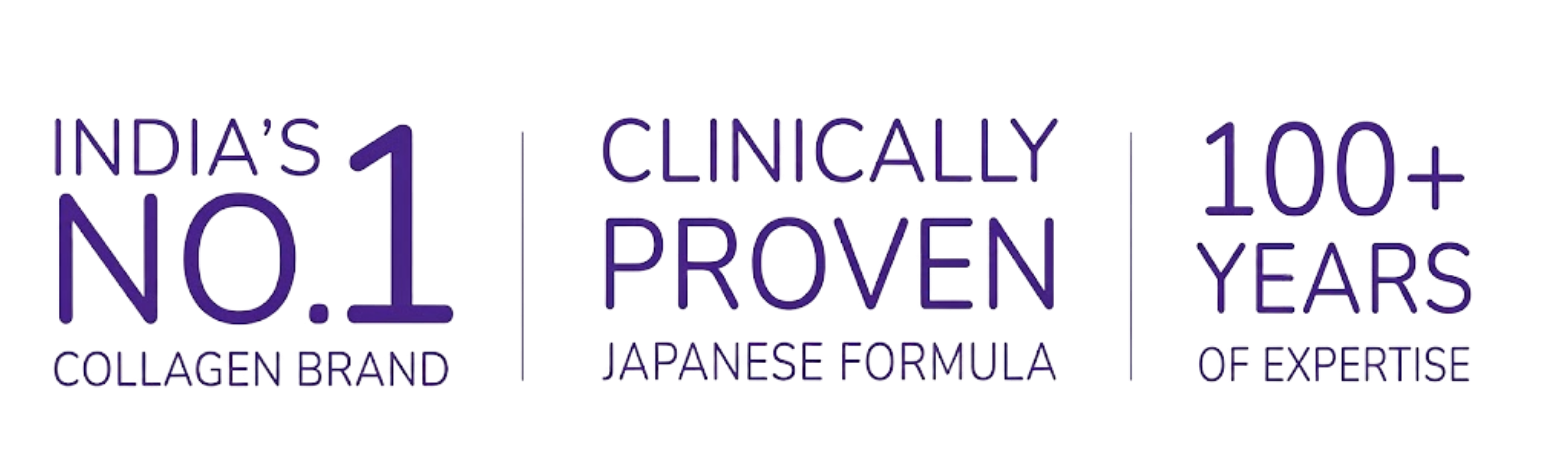 India&rsquo;s No.1 collagen brand. Clinically proven Japanese formula. 100+ years of expertise.