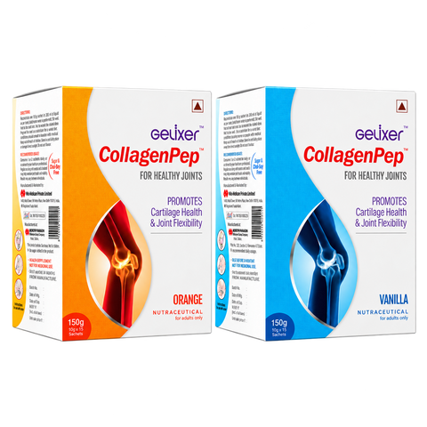 Gelixer CollagenPep Orange + Vanilla Duo, 2 x 150g, 30 Sachets