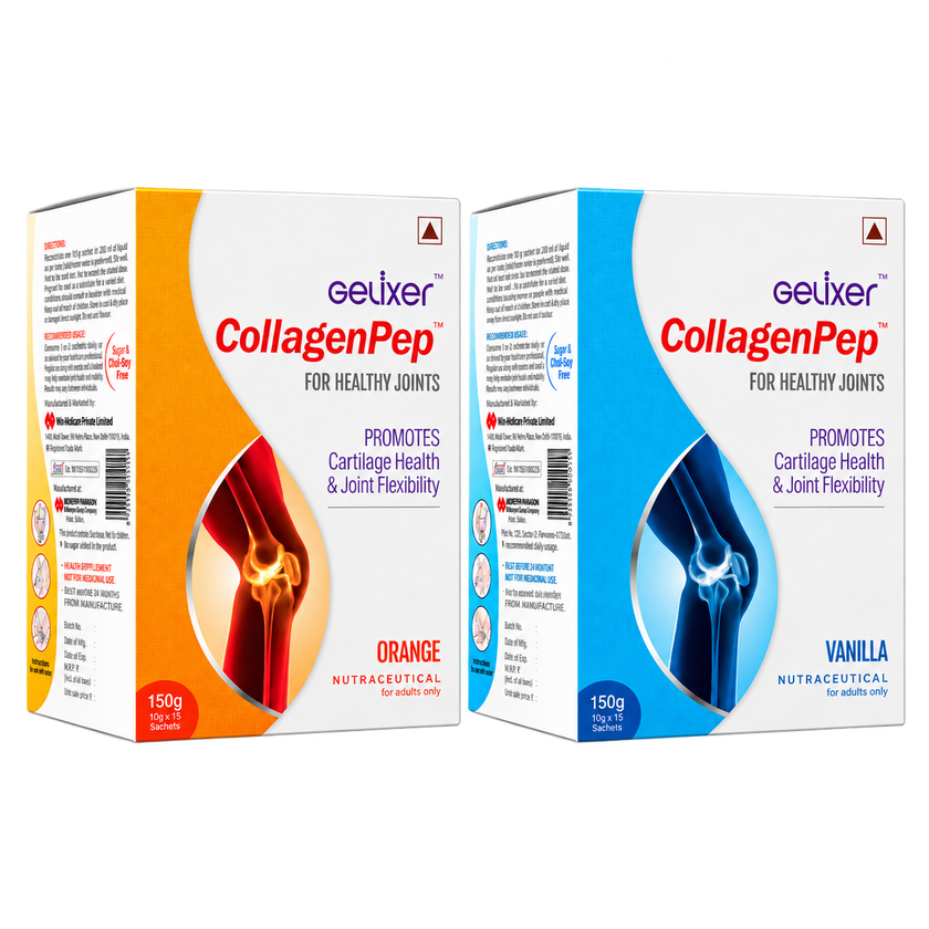 Gelixer CollagenPep Orange + Vanilla Duo, 2 x 150g, 30 Sachets