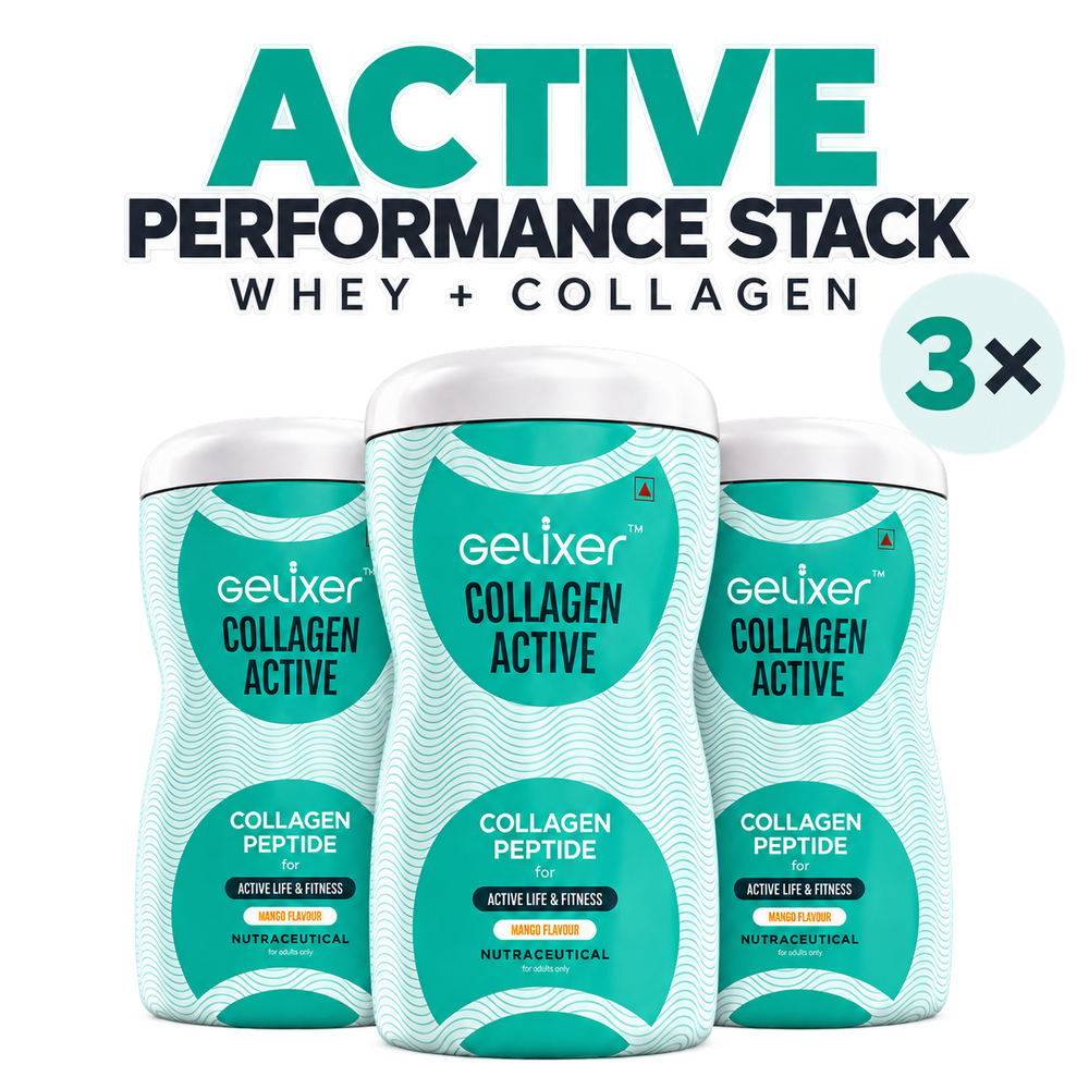 Gelixer Active Performance Stack, three 250 g jars