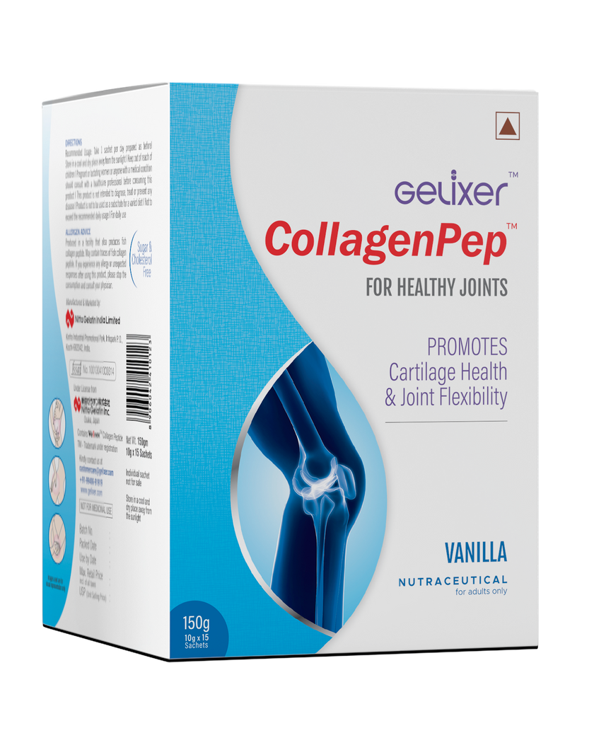 Gelixer CollagenPep (Vanilla flavour) 150 g  (10 g each x 15 sachets)