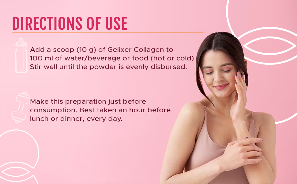 Gelixer Collagen Beauty (Orange flavor) 180 gm
