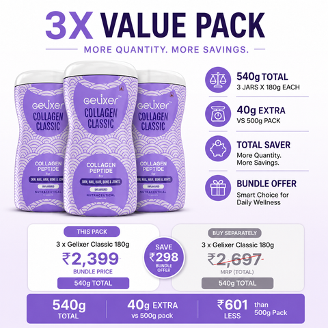 Gelixer Classic 180 – Value Pack | 3 × 180g